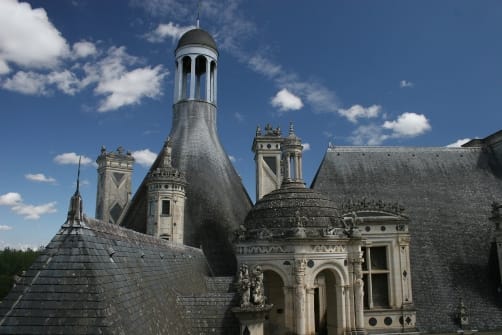 Castillo Chambord, tejados