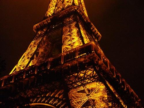 Paris, Torre Eiffel de noche