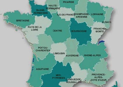 Recorriendo las regiones de Francia