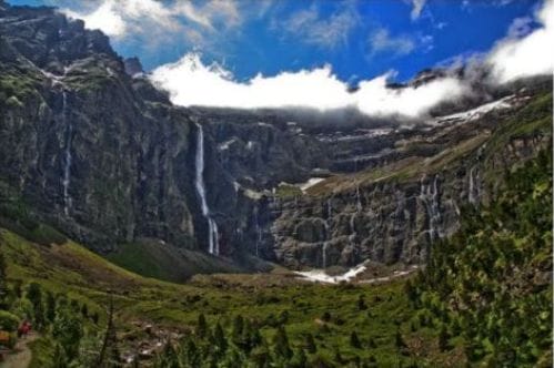 La cascada del Circo de Gavarnie La cascada del Circo de Gavarnie