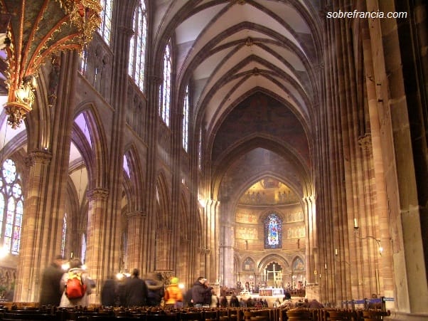Interior de la Catedral de Estrasburgo